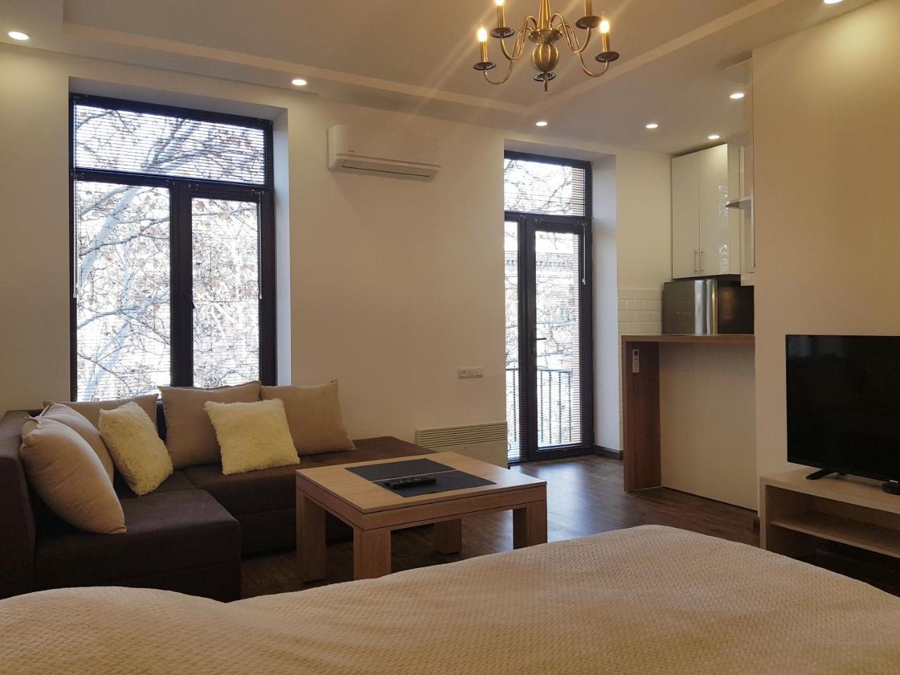 Cascade White Luxury Apartment Yerevan Bagian luar foto